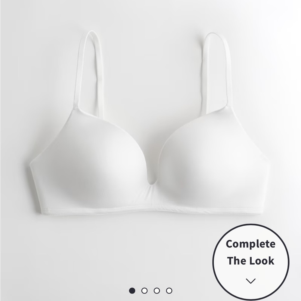 Gilly Hicks Wireless Push Up Bra- Size 30D in White